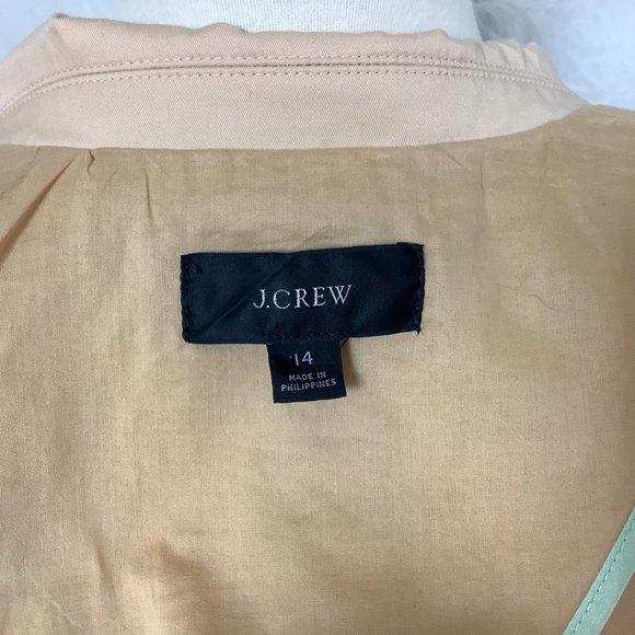 J. Crew Alfie Blazer In Chino - Dried Wicker NWOT 14 - Picture 7 of 9